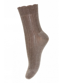 MP Denmark Kids Celosia glitter strømper i Brown Sienna til børn MP Denmark Kids Celosia glitter strømper i Brown Sienna til børn