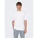 ONLY & SONS t-shirt i hvid til herre | Relaxed fit | ONLY & SONS t-shirt i hvid til herre | Relaxed fit |