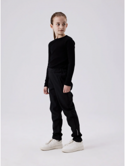 Name it slim Softshell bukser i sort til piger Name it slim Softshell bukser i sort til piger