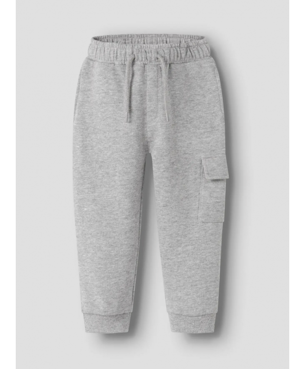 Name it cargo sweatpants i lysegrå til drenge