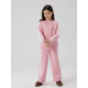 Name it Wide leg sweatpants i lyserød til piger