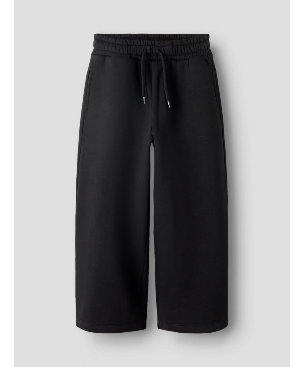 Name it wide leg sweatpants i sort til drenge