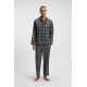 BOSS Pyjamas i gaveæske med tern til herre