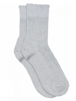 MP Denmark Kids Celosia glitter strømper i Ice Heather til børn