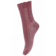 MP Denmark Kids Celosia glitter strømper i Maroon til børn