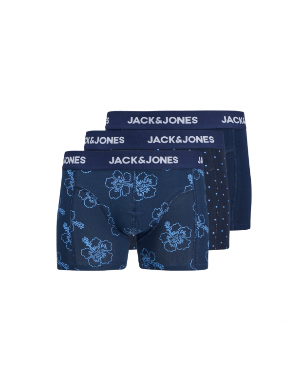 Jack & Jones 3pak "Anthony" underbukser i navy blazer til herre