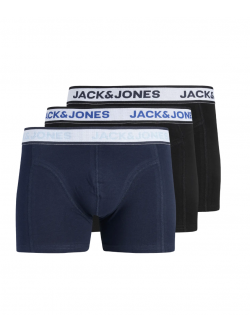 Jack & Jones 3pak "Adam" solid underbukser multifarvet til herre