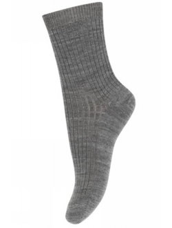 MP Denmark Kids Hilde strømper i Grey Melange til børn