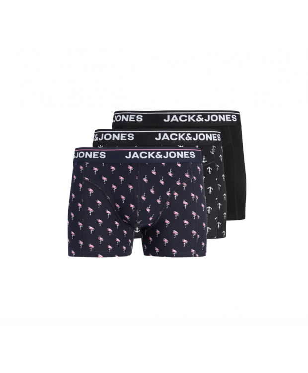 Jack & Jones 3pak "Barry" underbukser i sort til herre