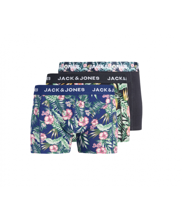Jack & Jones 3pak "Sean flower" underbukser multifarvet til herre