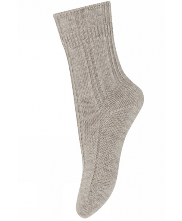 MP Denmark Kids Bee strømper i Light Brown Melange til børn