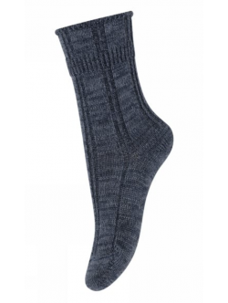 MP Denmark Kids Bee strømper i Dark Denim Melange til børn