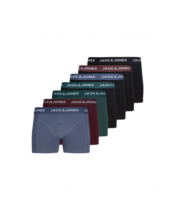 Jack & Jones 7pak "Tommy" Solid underbukser multifarvet til herre