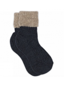 MP Denmark Kids Aries strømper i Dark Denim Melange til børn