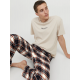 Jack & Jones "Rimon" pyjamasbukser i rød til herre