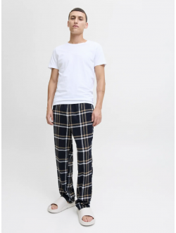 Jack & Jones "Rimon" pyjamasbukser i blå til herre