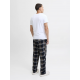 Jack & Jones "Rimon" pyjamasbukser i blå til herre