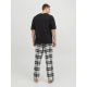 Jack & Jones "Rimon" pyjamasbukser i hvid til herre