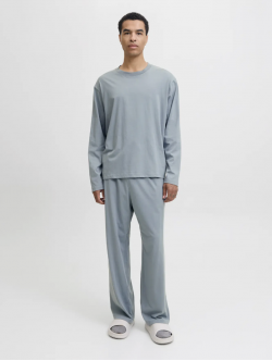 Jack & Jones "Alfred" Loungewear sæt i lyseblå til herre