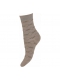 DECOY bambus ankelstrømper Glitter i sandefarve til damer.