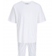 Jack and Jones "Florence" sæt med t-shirt og bukser i hvid til herre