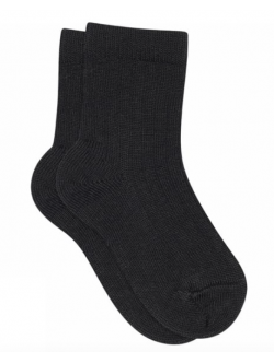 MP Denmark Kids uldstrømper i Black til børn