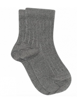 MP Denmark Kids uldstrømper i Grey Melange til børn