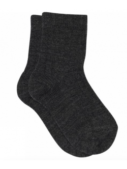 MP Denmark Kids uldstrømper i Drak Grey Melange til børn