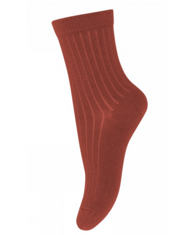 MP Denmark Kids uldstrømper i Rustic Clay til børn