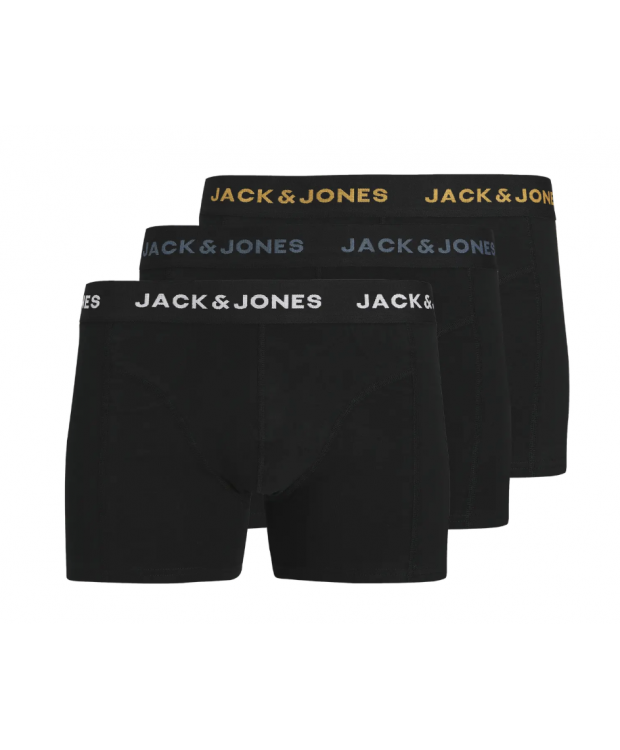 Jack & jones 3-pak sorte herretrunks til mænd