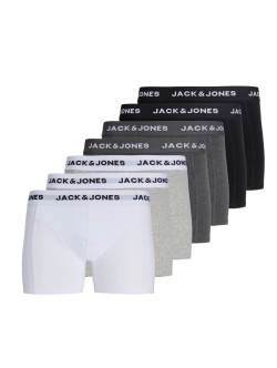Jack & Jones 7-pak herretrunks i klassiske basisfarver