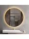 LE SOLÉIL | Rundt Spejl Med Lys - 70x70CM
