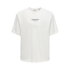 ONLY & SONS O-neck T-Shirt i Cloud Dancer til herre