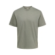 ONLY & SONS t-shirt i Castor Gray til herre | Relaxed fit