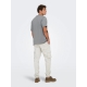 ONLY & SONS t-shirt i Ultimate Grey til herre | Relaxed fit
