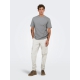 ONLY & SONS t-shirt i Ultimate Grey til herre | Relaxed fit