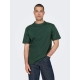 ONLY & SONS t-shirt i Darkest Spruce til herre | Relaxed fit |