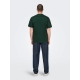 ONLY & SONS t-shirt i Darkest Spruce til herre | Relaxed fit |