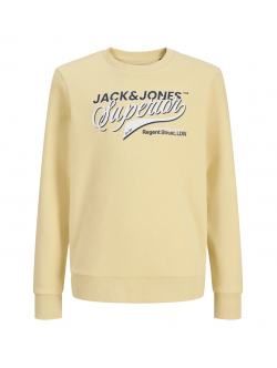 Jack & Jones MINI sweatshirt i gul til drenge