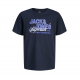 Jack & Jones MINI T-shirt i navy til drenge