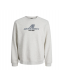 Jack & Jones MINI sweatshirt i hvid til drenge