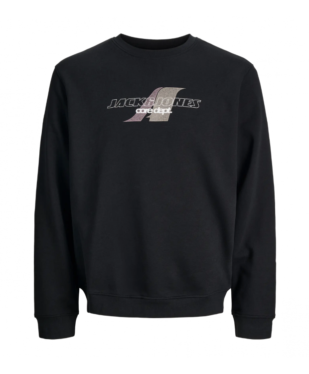 JACK & JONES MINI sweatshirt i sort til drenge