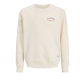 Jack & Jones MINI Sweatshirt i hvid til drenge