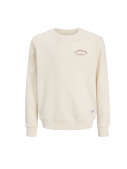 Jack & Jones MINI Sweatshirt i hvid til drenge