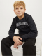 Jack & Jones MINI Sweatshirt i sort til drenge