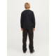 Jack & Jones MINI Sweatshirt i sort til drenge