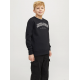 Jack & Jones MINI Sweatshirt i sort til drenge