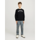 Jack & Jones MINI langærmet trøje i sort til drenge