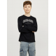 Jack & Jones MINI langærmet trøje i sort til drenge