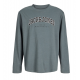Jack & Jones MINI langærmet trøje i grå til drenge
